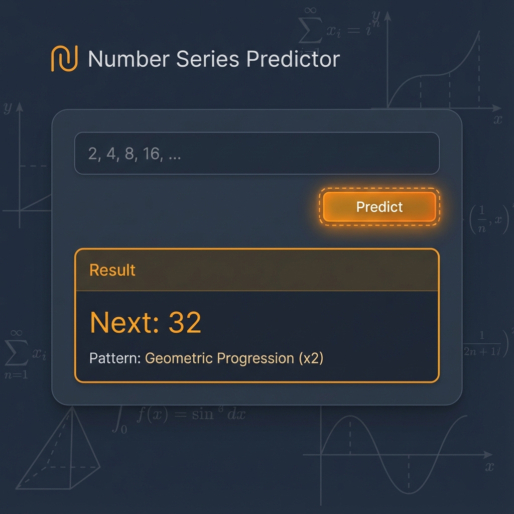 Number Series Predictor UI
