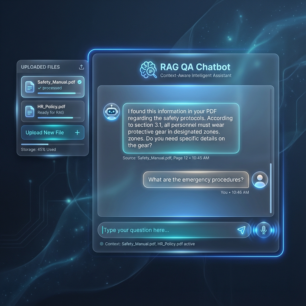 RAG QA Chatbot UI